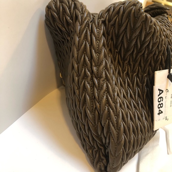 Coco Arlene Brown Faux Leather Bag NWT - Picture 10 of 15